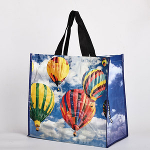 Túi nhựa PP dệt tái chế thân thiện môi trường, có quai xách đôi, dùng cho siêu thị bán buôn - Product Image 5