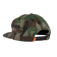 Casquette militaire camouflage à 5 panneaux unisexe non structurée 100% coton camouflage Logo personnalisé broderie Patch Performance Snapback Hat