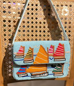 Bolsos de Mano de Lujo, Duraderos, Ligeros e Impermeables con Cierre de Cremallera Única y Bordado para Mujer, Bolsos de Noche Portátiles - Product Image 1