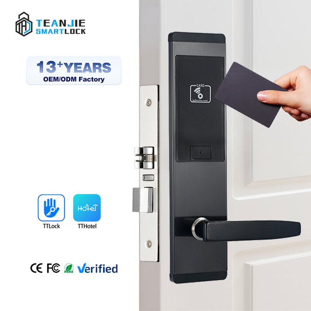 Wholesale Wifi Wireless RFID Key Card Door Access Control Entry System Electronic Hotel Lock for Wooden Aluminum Door