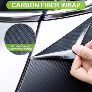 Films de protection personnalisés avec logo, vinyle fibre de carbone, rouleaux de <span class=keywords><strong>film</strong></span> de protection automobile, emballage, design d'enveloppement couleur, diverses couleurs - Product Image 4