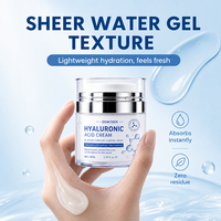 Gel Hydratant Visage à l'Acide Hyaluronique Marque Blanche – Formule Équilibre Hydrique, Traitement Réparateur Peaux Sensibles, Crème Hydratante Visage