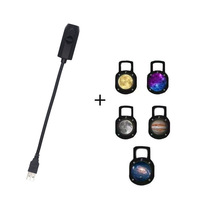 Lampe Ciel Étoilé Transfrontalière Bestseller, Lampe Lune Créative LED, Veilleuse de Chevet, Projecteur USB, Lumière d'Ambiance Tendance