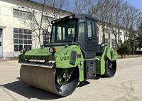 Rouleau compresseur vibrant à double tambour LTC210 de 10 tonnes de la marque chinoise de premier plan avec moteur et roulement à haute efficacité