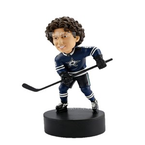 Hockey Player Figurine Dallas <b>Stars</b> Jersey Celebration Pose Sports Desktop <b>Decoration</b> - Product Image 2