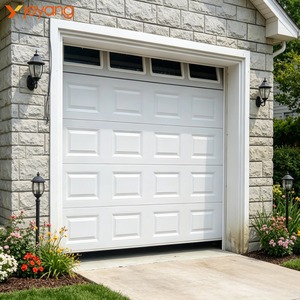 <span class=keywords><strong>Porte</strong></span> de <span class=keywords><strong>garage</strong></span> <span class=keywords><strong>sectionnelle</strong></span> automatique JY avec télécommande électrique, design moderne en acier pour villa et usage domestique - Product Image 1
