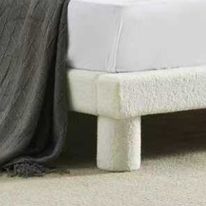 Camas Modernas Italianas Minimalistas 2026, Tapizadas en Tela Sintética con Colchón de Látex, Cama Cómoda - Product Image 4