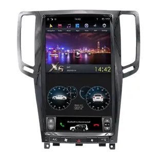 Autoradio PX6, android 2007, Navigation GPS, Carplay, DSP, 4G LTE, lecteur multimédia, écran Vertical, pour voiture Infiniti G25, G35, G37 (2013)