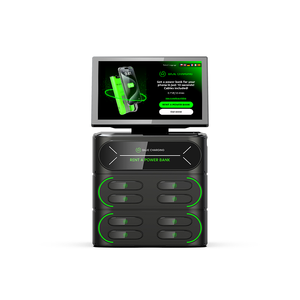 EU High-Capacity 8-Slot Sharing Power Bank Rental Station With LED Display Touch Screen Mobile Charging Vending - Product Image 2