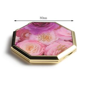 Pocket <b>Mirror</b> <b>Octagon</b> Double Sided Folding Modern Epoxy Mini Wholesale Compapct <b>Mirror</b> - Product Image 2