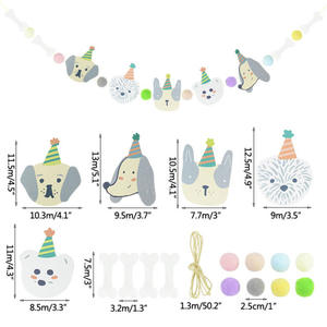 Bannière d'anniversaire pour animaux <span class=keywords><strong>de</strong></span> compagnie, drapeau <span class=keywords><strong>de</strong></span> traction pour chiens, décoration <span class=keywords><strong>de</strong></span> fête, aménagement <span class=keywords><strong>de</strong></span> réception, banderole <span class=keywords><strong>de</strong></span> patrouille - Product Image 6