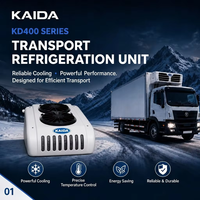 Unité de refroidissement pour véhicule montée sur toit KD-400 avec alimentation de secours pour camionnette frigorifique de 9 à 16 m³ R404A
