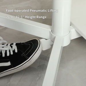 Ada ergonómico móvil neumático <span class=keywords><strong>Gas</strong></span> altura ajustable Escritorio de pie portátil leer libro volteado escritorio resorte Mesa inclinable - Product Image 6