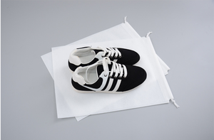 ถุงของขวัญแบบมีเชือกผูก รีไซเคิลได้ ผลิตตามสั่ง สำหรับใส่รองเท้าและเสื้อผ้า ป้องกันฝุ่น - Product Image 5