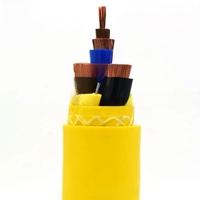 Câble pour engins de construction Brofly/GJV 4*2.5+3*2*1.5P, conducteur en cuivre, fabrication sur mesure, forte résistance à la traction, 6kV