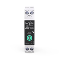 Disjoncteur Intelligent TONGOU API TUYA Zigbee 1P 63A Rail DIN 35mm Mini Appareils de Contrôle à Distance Sans Fil pour Maison Intelligente