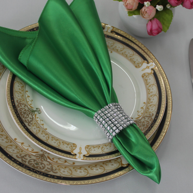 Net Diamond Napkin Ring Diamond Decoration Paper Towel Ring Napkin Ring
