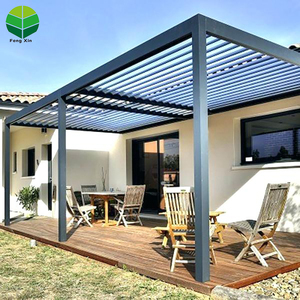 Al aire libre <span class=keywords><strong>techo</strong></span> de rejilla motorizado mirador de aluminio pérgola Pergolux - Product Image 6