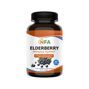 Gomitas de Apoyo Inmunológico Personalizadas de Fábrica, Gomitas Naturales de Saúco con Zinc, Fórmula Herbal Antioxidante Potente - Product Image 1