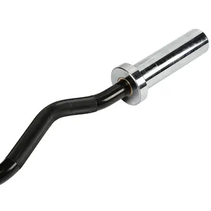 TOPKO Iron Grips EZ Adjustable Barbell Rod Set Weightlifting Curl Barbell Bar