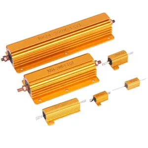 50 Watts 50w 50 Ohm 50r Aluminum Shell Resistor 5% Rx24 High Power Gold Resistor