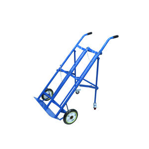Carretilla Manual para Cilindros de Oxígeno de 40L, 200KG, <span class=keywords><strong>4</strong></span> <span class=keywords><strong>Ruedas</strong></span>, Plegable - Product Image 1