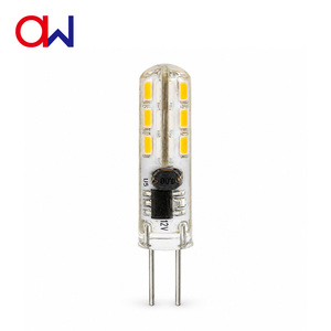 Crystal Chandelier G4 LED Bulb 1W AC/DC <b>12V</b> Silicone Corn Bulb Bi-Pin 360° Sanan Chips Hotel Indoor <b>Lighting</b> CE RoHS - Product Image 1