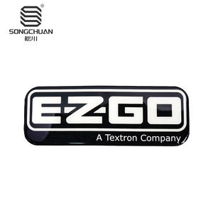 รถกอล์ฟโลโก้สีขาว EZGO ผู้ผลิตโดยตรง 60645 ประเภทสินค้า สติ๊กเกอร์ติดรถยนต์ - Product Image 2