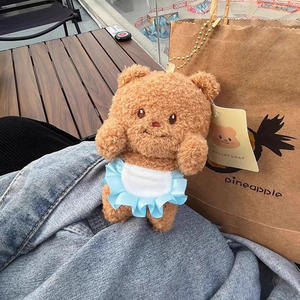 ตุ๊กตาหมีเนยผ้ากำมะหยี่ขนยาวจากประเทศไทยของเล่นจี้ห้อยคอแบบใหม่จากโรงงาน - Product Image 6