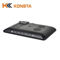 Oferta Imperdível: TV Digital Portátil LCD de 9 Polegadas DVB-T2 ATSC ISDB, TV Automotiva 12V Com Antena e Bateria Integrada