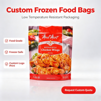 Bolsas Personalizadas para Alimentos Congelados, Empaque para Carne, Pollo, Pescado, Camarones, Bolsa para Congelador