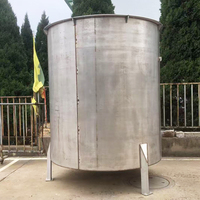 Fabrication de tôles sur mesure, réservoir d'eau conique en acier inoxydable 304 de qualité alimentaire, réservoirs à fond conique