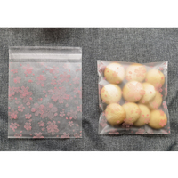 Sac d'emballage pour biscuits aux cerises glacées, sac auto-adhésif pour la pâtisserie DIY, sac en plastique transparent pour mariage, fête d'anniversaire, nourriture OPP Bopp