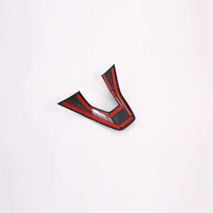 ABS imitare il coprivolante modello U in fibra di carbonio accessori auto neri <span class=keywords><strong>interni</strong></span> decorativi per Chevrolet ONIX 2019 - Product Image 5