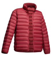 Veste en duvet pour homme à col montant avec rembourrage léger et chaud, disponible en cinq couleurs classiques et design personnalisable
