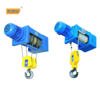 Palans à câble électriques télécommandés KOOD de 5 tonnes, monorail, moteur forgé neuf Nanjing, protection IP65, 24V/36V, pour l'assurance qualité
