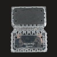 Boîte de conditionnement transparente en plastique PET de qualité alimentaire pour fruits (raisins, cerises, tomates)