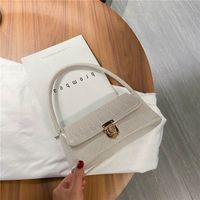 Sac à bandoulière décontracté en PU pour femme, style coréen, motif pierre, nouvelle collection, sacs à main tendance, personnalisation en gros usine