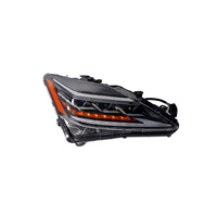 Phare avant à LED matriciel 3 yeux Plug & Play de rechange pour Lexus IS250 IS300 IS350 ISF 2006-2012 avec DRL séquentiel