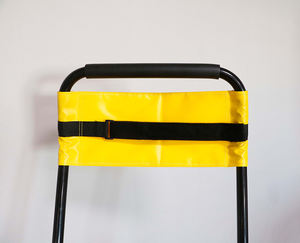 Kursi bingkai aluminium kekuatan tinggi, dengan sabuk pengaman dan Jalur tangga untuk kursi evakuasi pasien tandu - Product Image 3