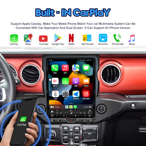 Radio de coche Android para Jeep Wrangler 2018-2021 pantalla Vertical navegación GPS pantalla LCD reproductor Multimedia ESTÉREO - Product Image 4