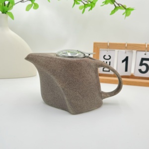 Théière en céramique avec filtre, théière en céramique avec infuseur, ensembles de <span class=keywords><strong>café</strong></span> et de thé faits à la main, cafetière en céramique, ensemble de thé arabe - Product Image 1
