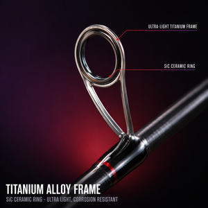 Canne à pêche personnalisable ultra-rapide <span class=keywords><strong>pour</strong></span> leurres finesse et jig worm, ultra-sensible, en fibre <span class=keywords><strong>de</strong></span> carbone avec guides en alliage <span class=keywords><strong>de</strong></span> titane, <span class=keywords><strong>pour</strong></span> Texas Rig et pêche en ruisseau - Product Image 5