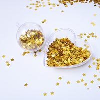 Confete Estrelas Douradas para Mesa, Confete Metálico em Forma de Estrelas para Decorações de Chá de Bebê, Casamento, Aniversário e Formatura