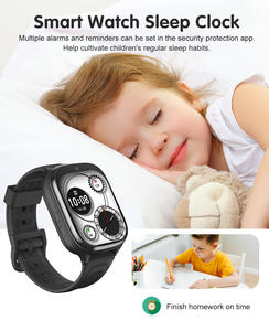 Blue Kids Smart Watch Téléphone de suivi anti-perte avec bouton SOS 1.83 pouces IPS Screen Support Games Video Call Sleep Monitor - Product Image 5