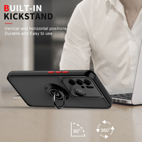 Casing ponsel dipasang di mobil, untuk Tecno Pova Neo 2 3 4, casing pelindung belakang kulit cincin jari dengan cincin magnetik TPU PC Anti jatuh