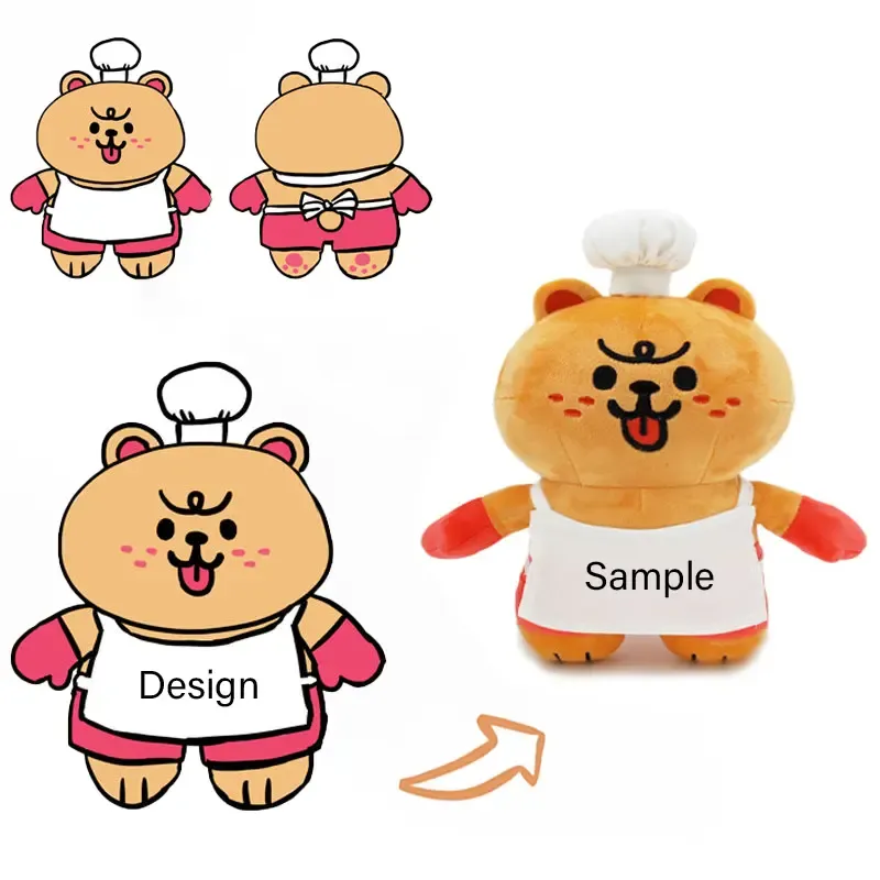 ตุ๊กตาผ้ากำมะหยี่พิมพ์ลายตามสั่ง