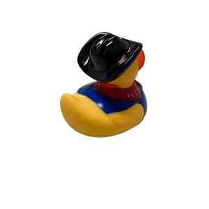 Cowboy Cross-Border Children's <b>Bath</b> Plastic Yellow Water Play Toy Wholesale Squeaky Floating Little Duck - Product Image 2