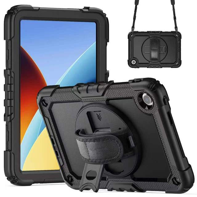 360° Rotatable Hand Grip Tablet Case for Xiaomi Pad 2 SE 9.7" 2026 Shockproof Defender Cover With Shoulder Belt & Kickstand