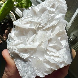200-300g batu permata spesimen Mineral alami dan kristal Uv reaksi batu kalsit mawar putih untuk dekorasi rumah - Product Image 6
